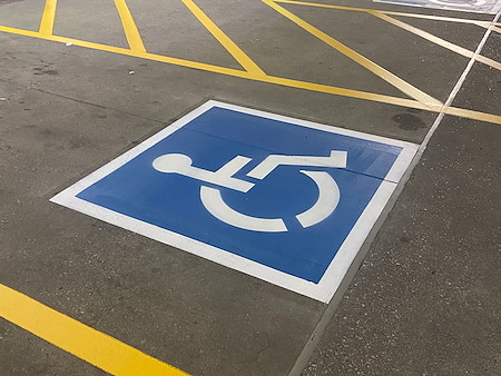 How often should you repaint parking lot lines in the texas climate