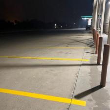 Parking lot striping